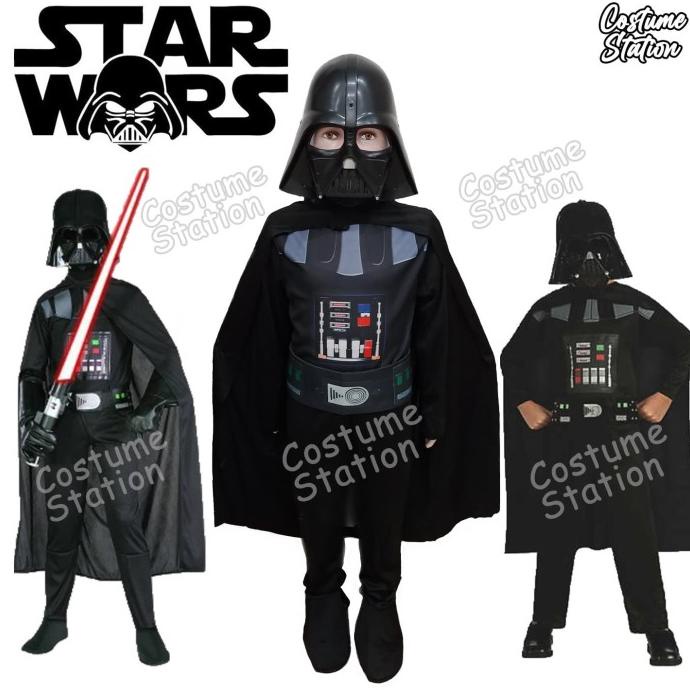 Best Seller Kostum Star Wars Darth Vader / Costume Vader Star Wars Anak Laki Original