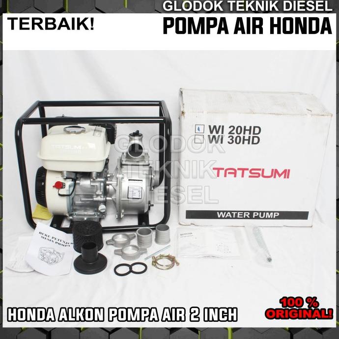 MESIN POMPA AIR SAWAH IRIGASI ALKON WATER PUMP HONDA GP 160 2 INCH 2"