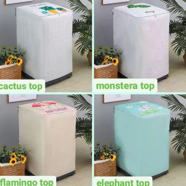 READY. cover mesin cuci bukaan atas sarung mesin cuci bukaan atas WATERPROOF