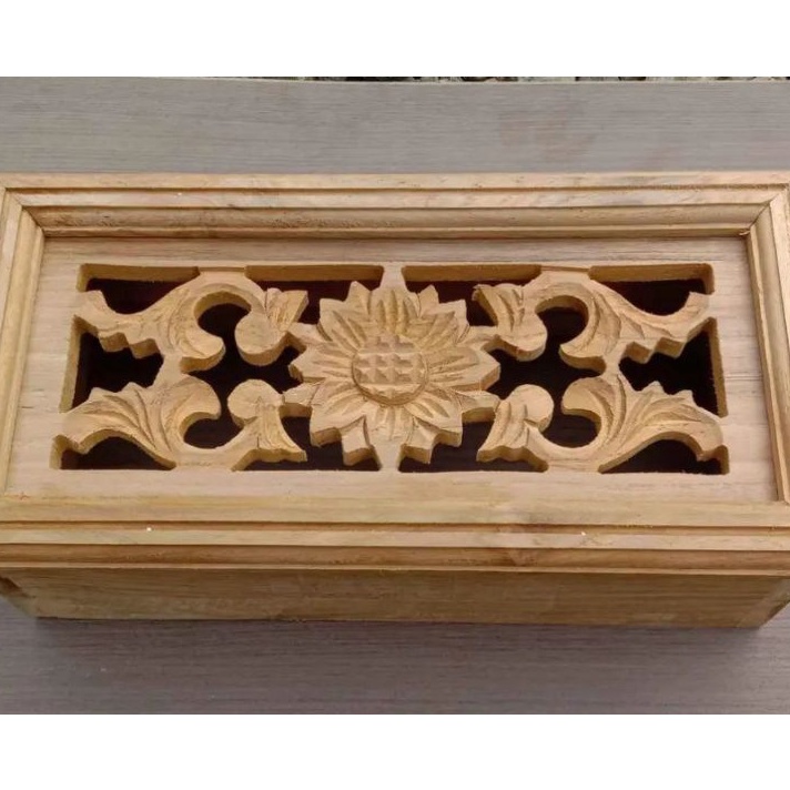 GBNQ2890 [PROMO MURAH]  loster kayu jati /ventilasi udara rumah ukir motif matahari harga promo
