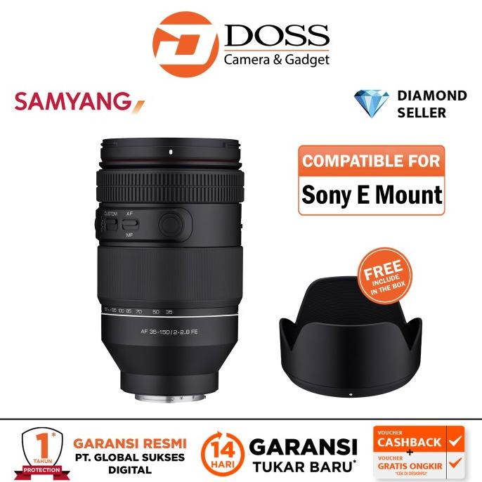 Samyang AF 35-150mm f2-2.8 FE Lens for Sony E Samyang AF 35-150 mm