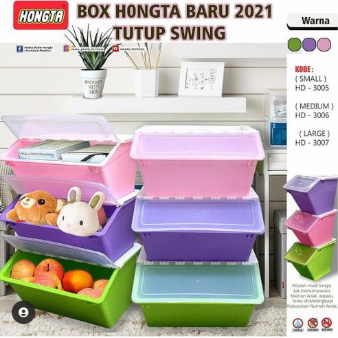 SPECIAL PRICE. HONGTA - PROMO TERBATAS  Storage Box Swing RICE BOX / Tempat Beras / Slide ( GRATIS O