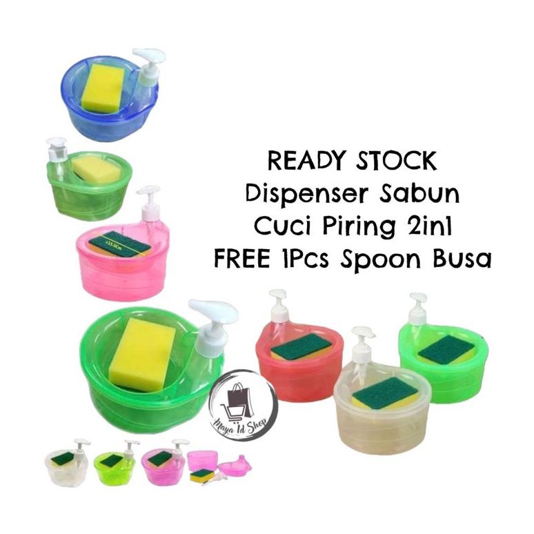 Discount Dispenser Sabun Cuci Piring / Tempat Sabun Cuci Piring Viral / Dispenser Sabun Cuci Piring 