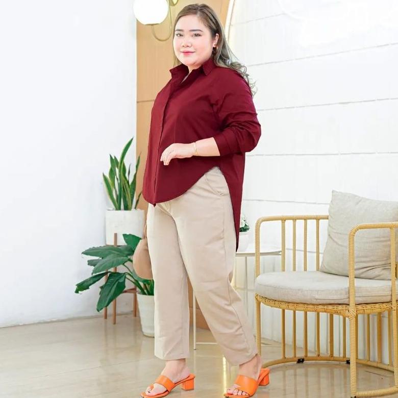 PROMO MERDEKA CELANA BAGGY PANTS SUPER JUMBO MUAT BB 70 - 130 KG PREMIUM CELANA KERJA BIG SIZE CELAN