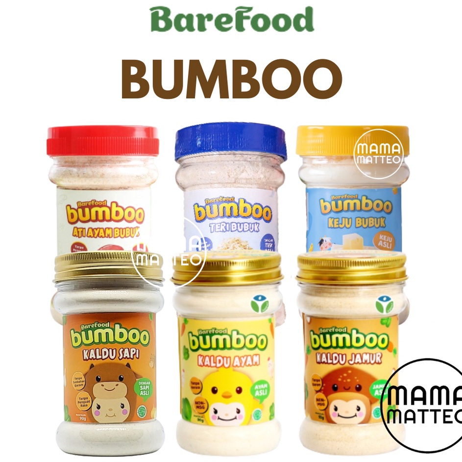 DPCD3361  ✓  BAREFOOD BUMBOO Kaldu Anak MPASI Asli No MSG Tanpa Gula Garam / Bumboo Kaldu Ayam Jamur