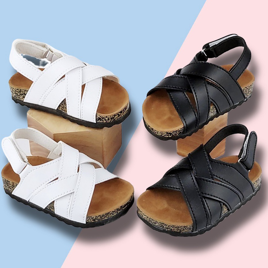 IDH862 Ava Baby Sandal Anak Laki-laki dan Perempuan Usia 1-5 Tahun Model Puyuh Tali Belakang Sendal 