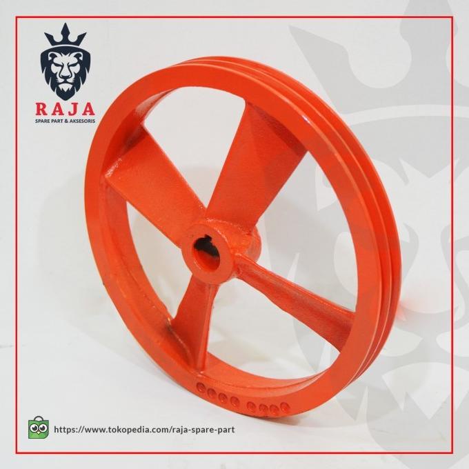 NewPulley Bare Fly Wheel Casting Kompresor Shark Atau Supershape 3 Hp