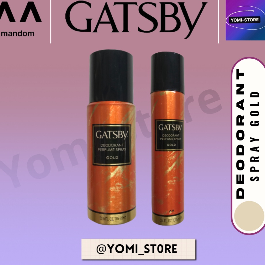 パ L 4327 Gatsby Spalding Gold/Gatsby Deodoran Spray Gold/Gatsby Kaleng Gold/ Parfum Murah/Parfum Gat