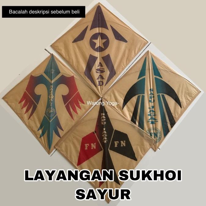 ------] Layangan Sukhoi Sayur (kertas tisu)