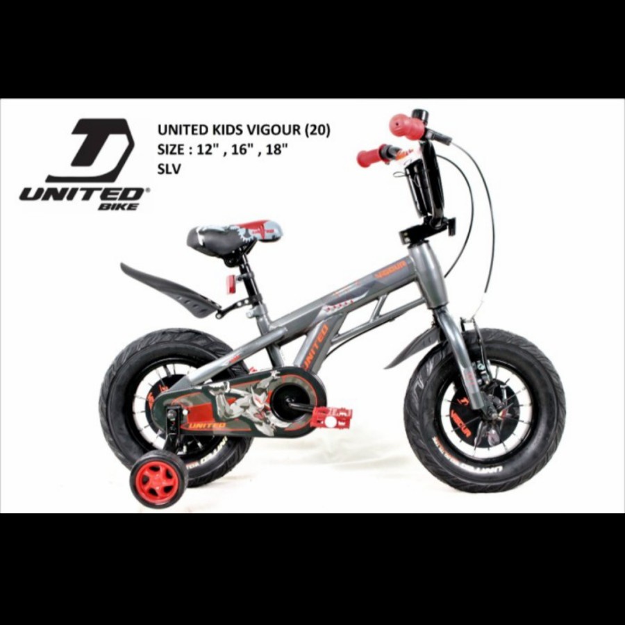 sepeda anak BMX 16 / 18 UNITED VIGOUR Original Bergaransi 5 Tahun - 18
