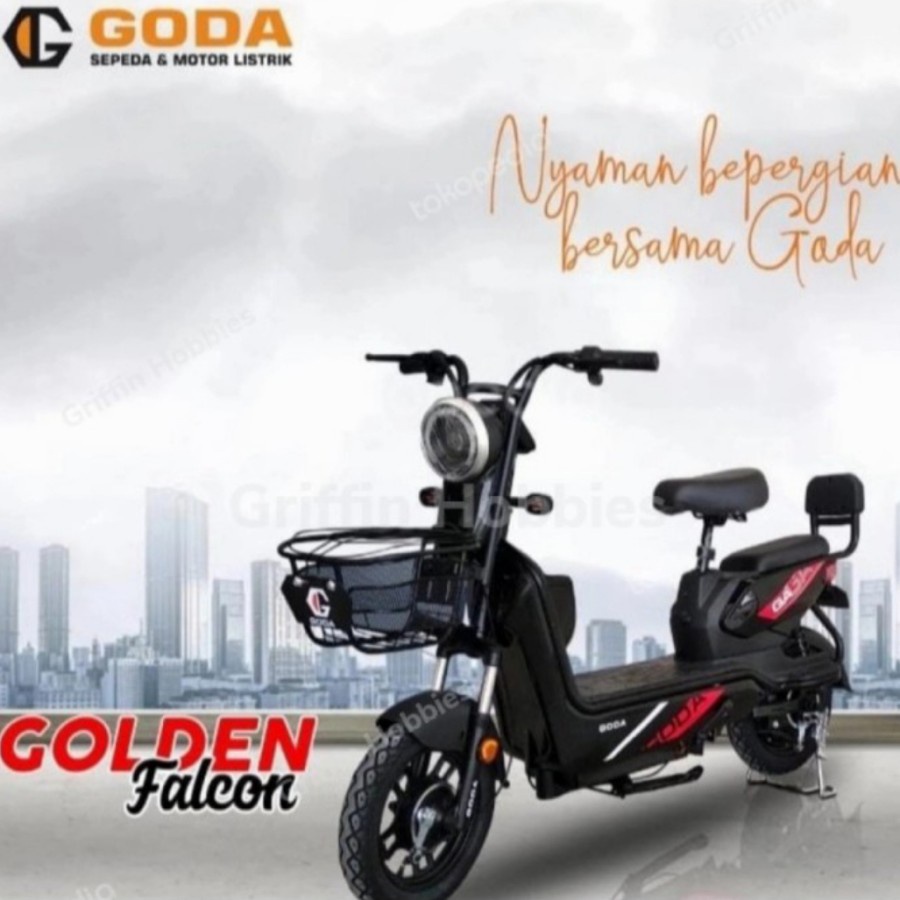 Sepeda Listrik E-bike GODA GOLDEN 145 FALCON bergaransi