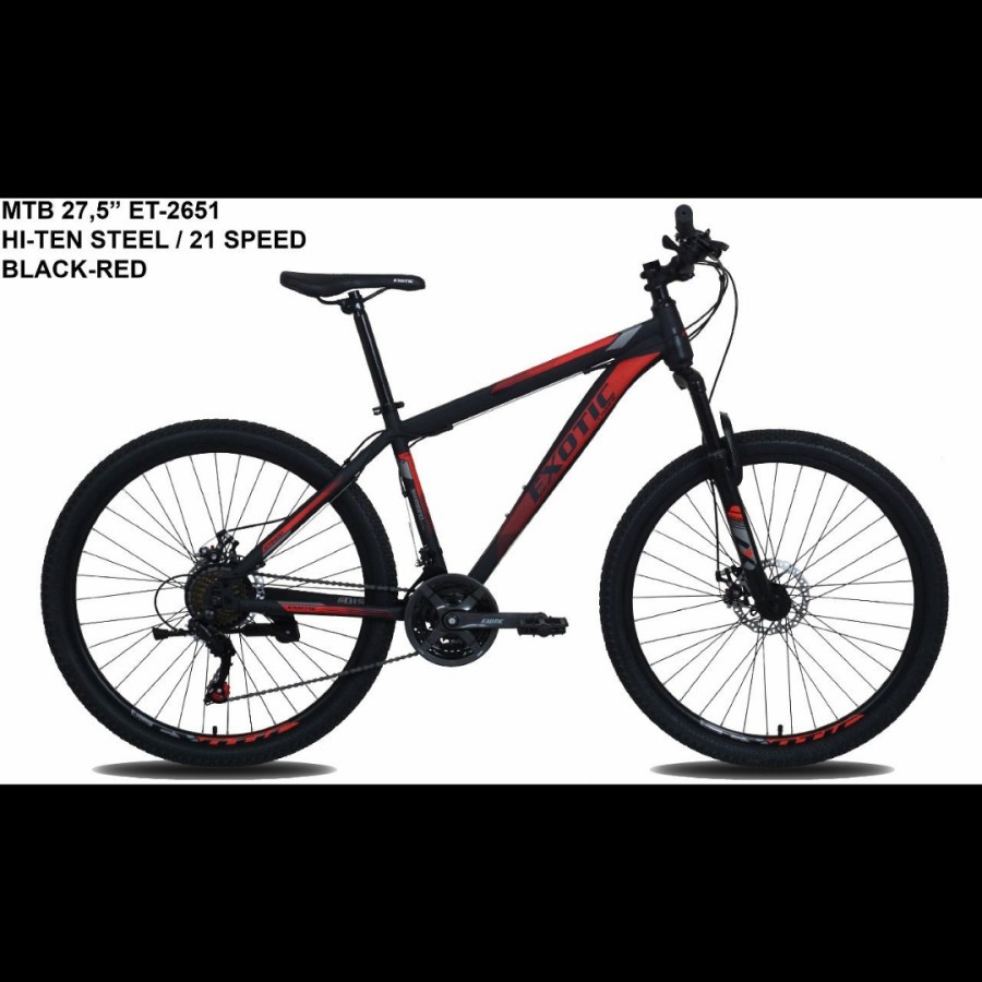 sepeda gunung 27,5" EXOTIC ET-2651 AH HIDROLIC GARANSI 5 TAHUN