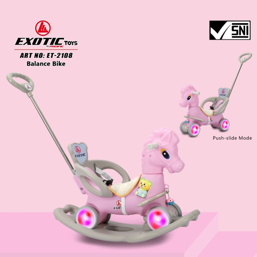 mainan anak kuda-kudaan EXOTIC