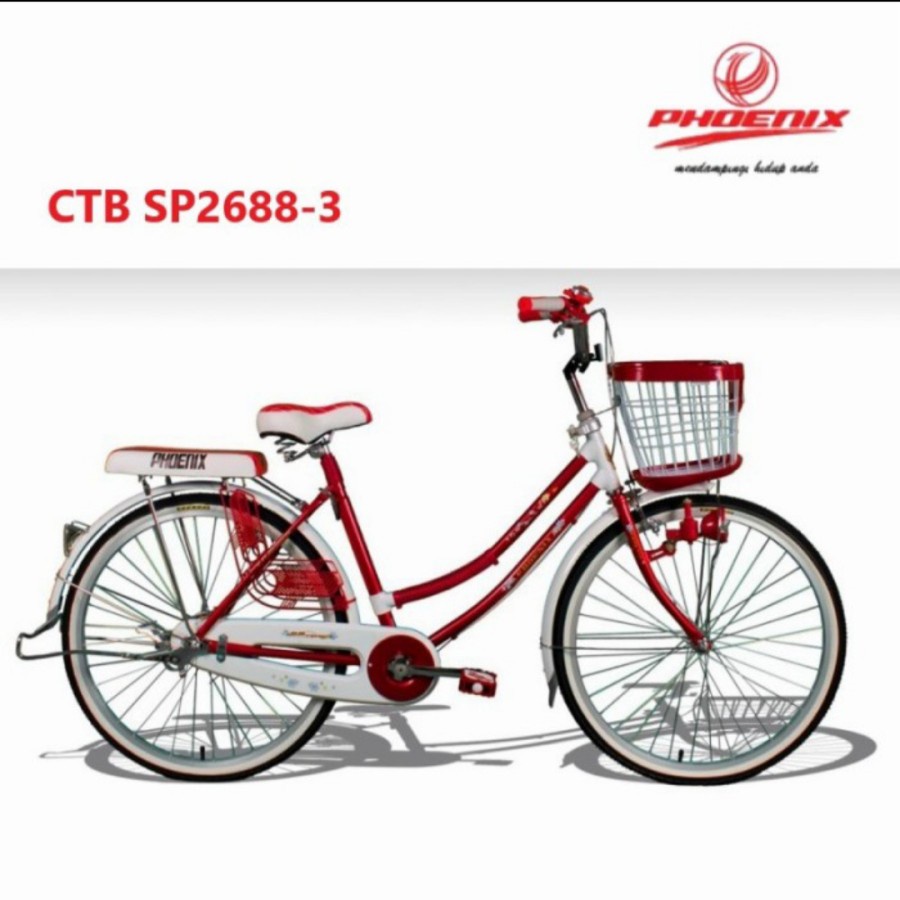 Sepeda Keranjang ukuran 20/24/26 PHOENIX SP 26-88-3 Original - ukuran 26