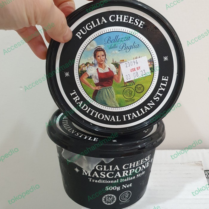 

Puglia Mascarpone cheese 500gr bahan baking tirasu cake keju maskarp