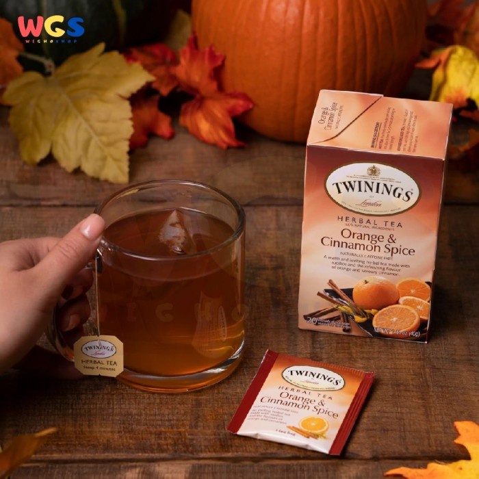 

Twinings of London Orange & Cinnamon Spice Tea 20s x 2g