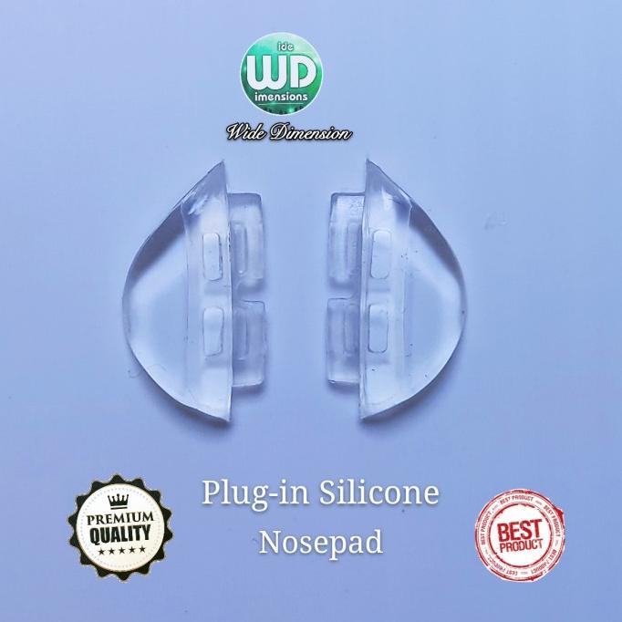 Nosepad Kacamata Silicone Plug Bantalan Hidung Plugin Frame Sungglas Original