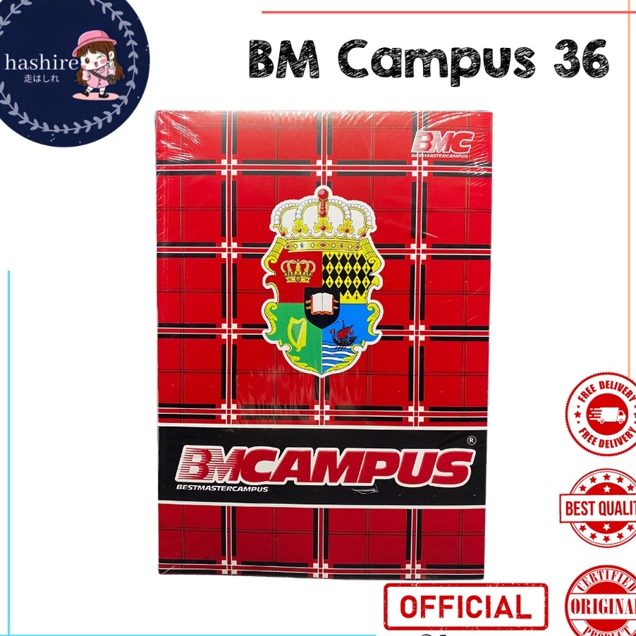 

QTPM5685 8.8 Buku tulis BMC CAMPUS 36 lembar