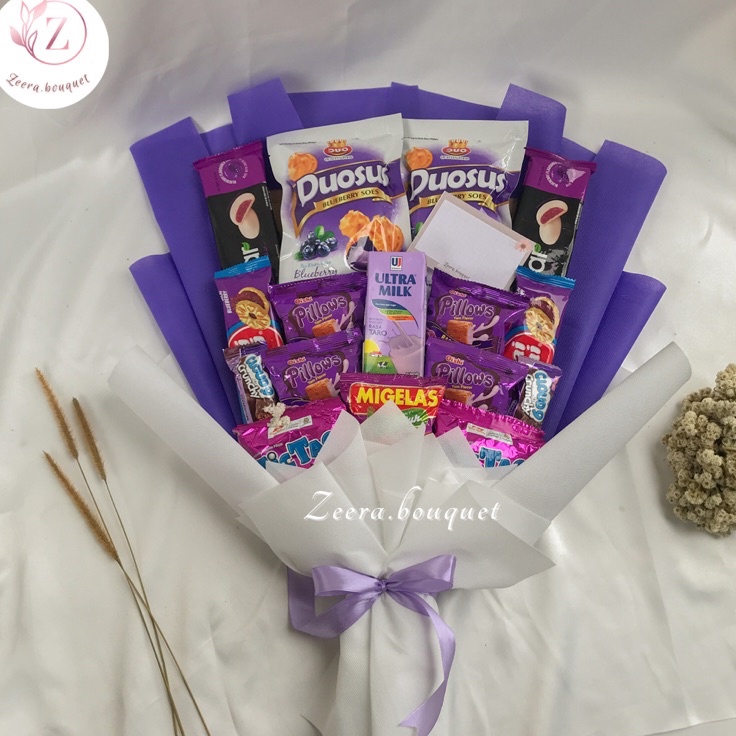 

ZQWR2080 Terbaru (B21) Buket snack/snack bouquet/bucket snack [INCLUDE: Greeting card+packing]