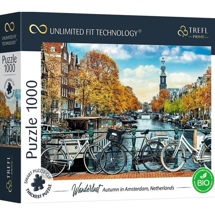Trefl Prime 1000 Puzzle - Autumn In Amsterdam Netherlands 10702