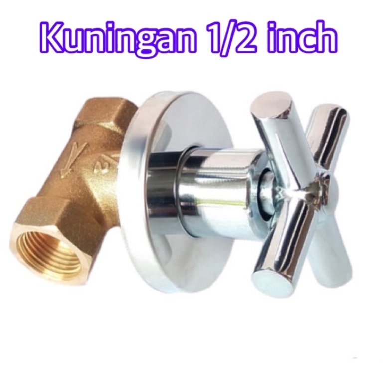 MURAH BANGET. Promo STOP KERAN SHOWER TANAM WALL SHOWER SHOWER TEMBOK Stop kran tanam kuningan asli/