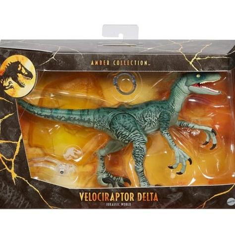 Velociraptor Delta Amber Collection Mattel