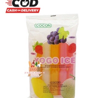 

GMNR6778 【Penjualan Terbaik】COD (JSO) Cocon yogo ice 450 gr isi 10 / es bon bon / es aneka buah / es buah / es lilin