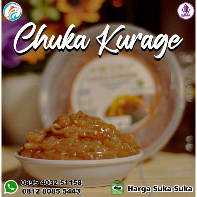 

Chuka Kurage 250gram | Salad Ubur Ubur | Jelly Fish Seasoned Salad