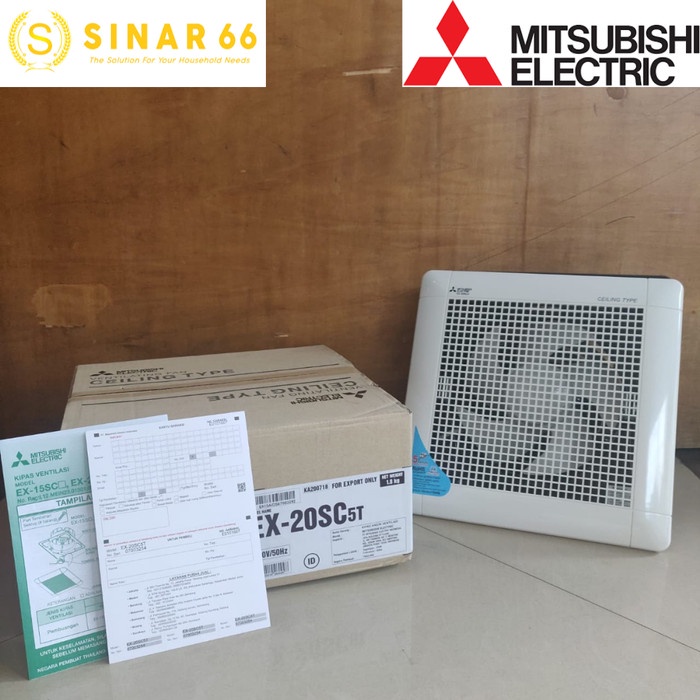 Mitsubishi Ceiling Exhaust Fan Plafon Plafond 8" Ex-20Sc5T Ex20Sc5T