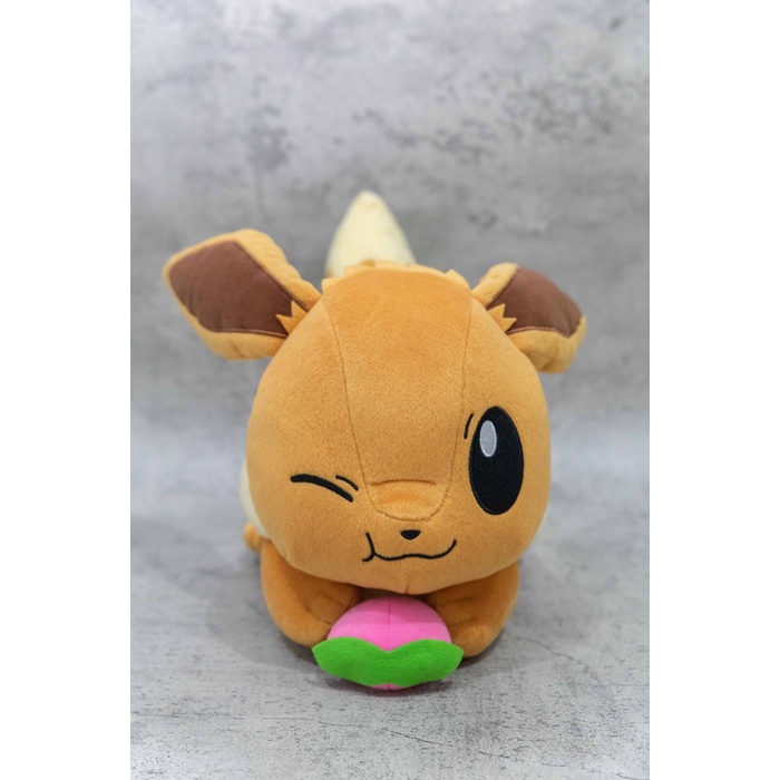 Cantik Pokemon Eevee Fruit Super Big Plush Doll Banpresto Hemat