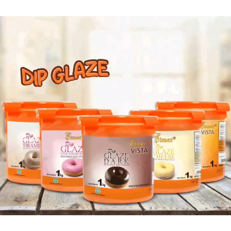 

12.12 PROMO BRAND PROMO!! ELMER DIP GLAZE 1 KG SEMUA VARIAN