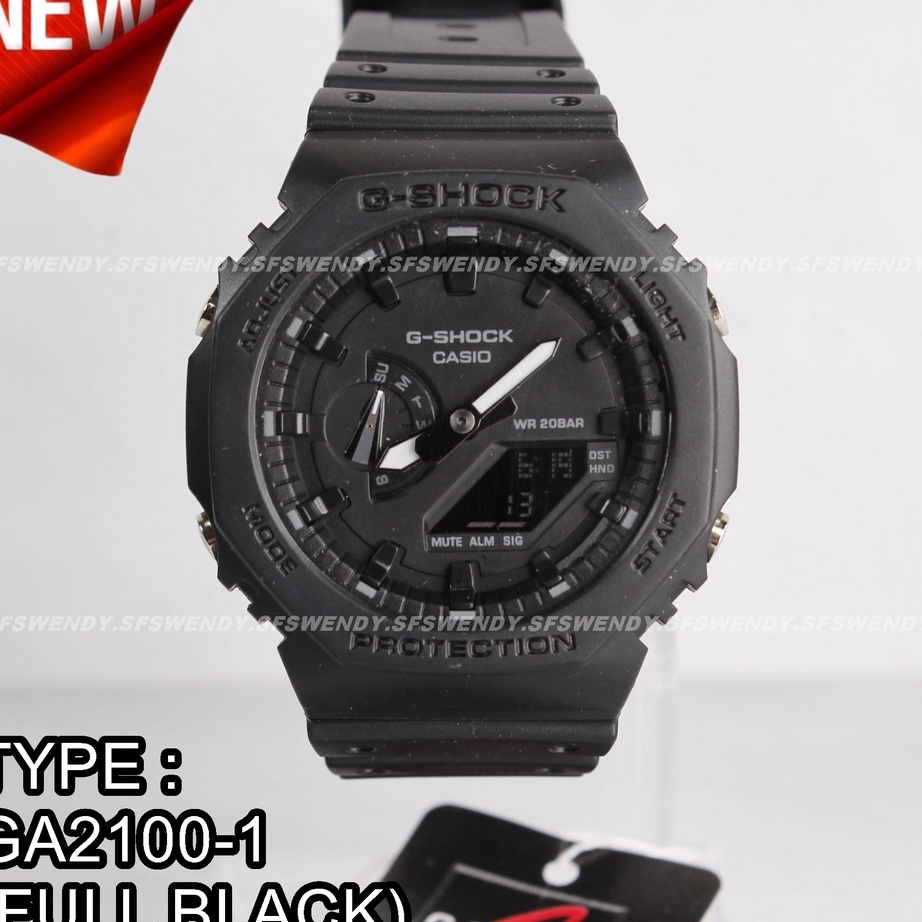 12.12 Terlaris CUCI GUDANG  G Shock GA-2100 Hitam kuning loreng hijau army jam tangan digital pria &