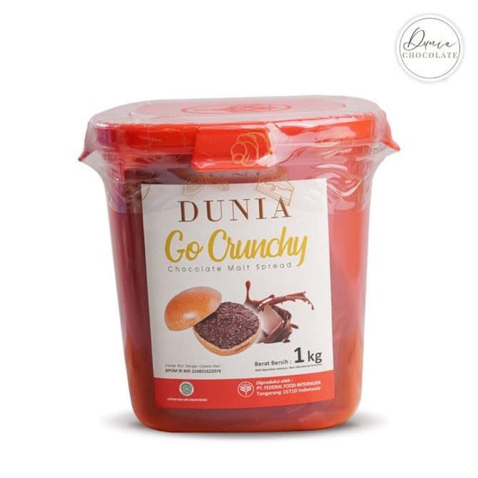 

(➤K☆14 Q> Dunia Go Crunchy Chocolate Malt Spread 1kg /muurah!