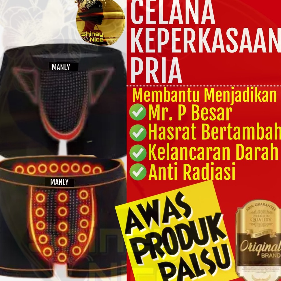 TREN TERBARU. Celana Dalam Boxer Kesehatan Seksual Pria Reproduksi Ejakulasi DIni Prostat Produk Ori