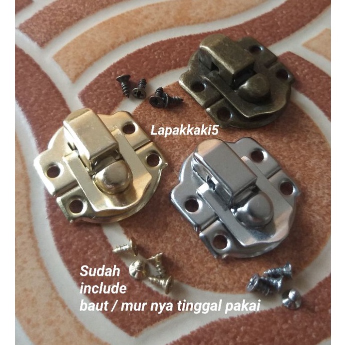 READY. Kunci dus kunci kotak box kunci kotak perhiasan kunci kotak plakat pengait kunci peti