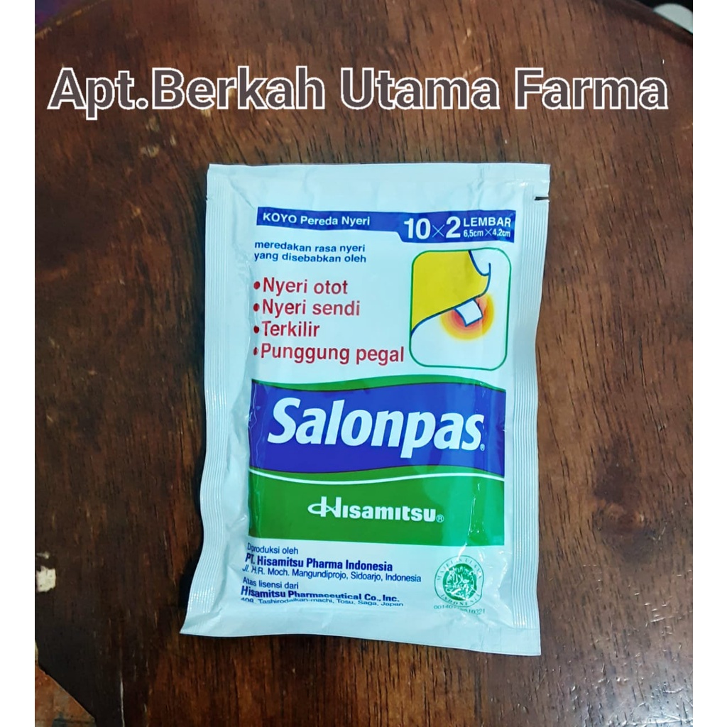 Koyo Salonpas Sachet isi 10x2 - Salonpas koyo 10x2 isi 20