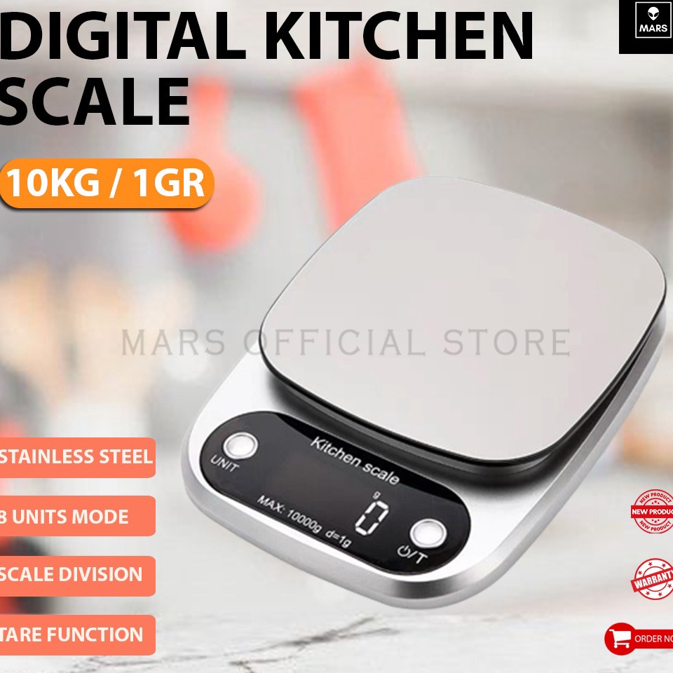 TREN TERBARU. CFC-ML01 Timbangan Dapur Digital 10Kg Timbangan Kue Digital Dapur Premium Mini Kitchen