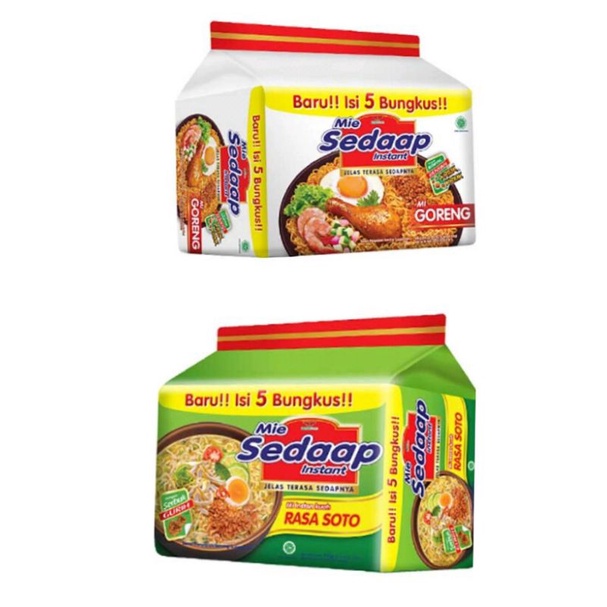 

MIE SEDAP GORENG SOTO ISI 5 90gr