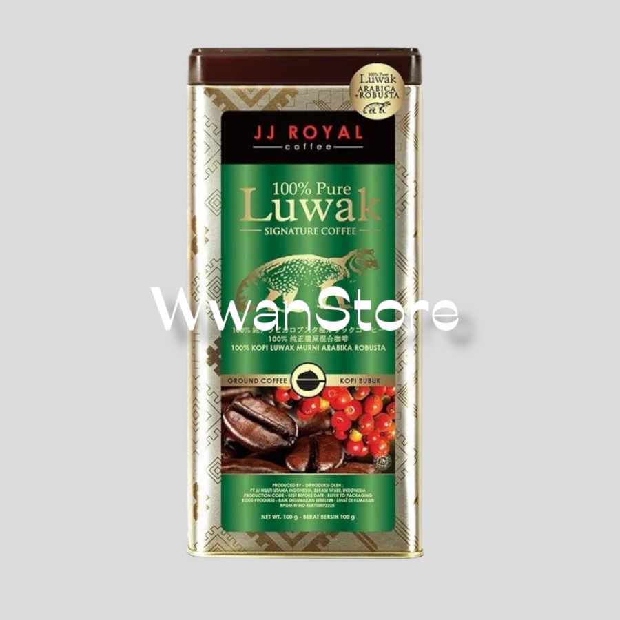 

Jj Royal 100% Luwak Signature Ground 100gr