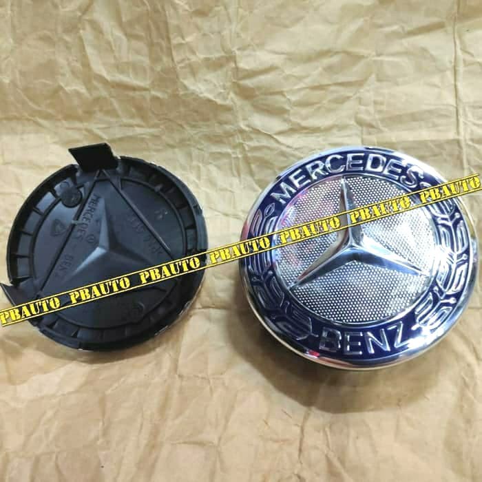 Discount Dop Velg Timbul Bintang Padi Biru Mercedes Benz / Dop Mercy