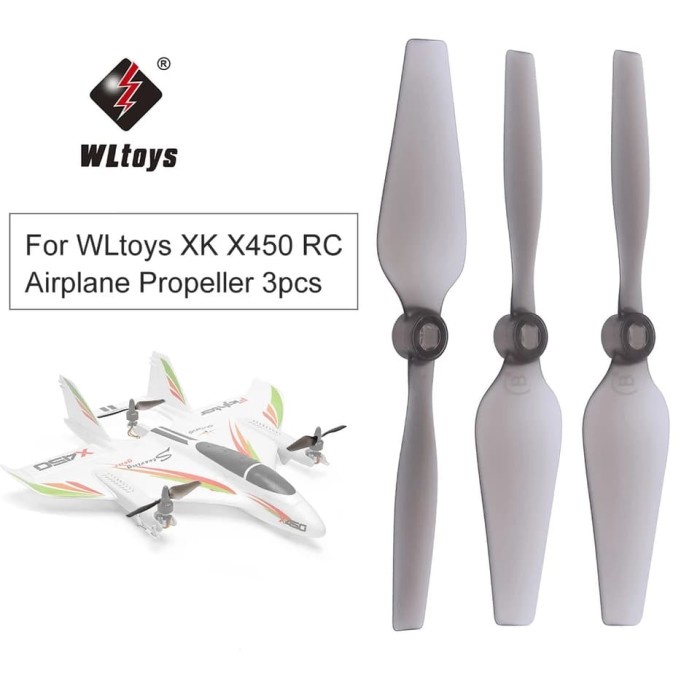 Propeller Wltoys Xk X450 Rc Pesawat 3 Pcs