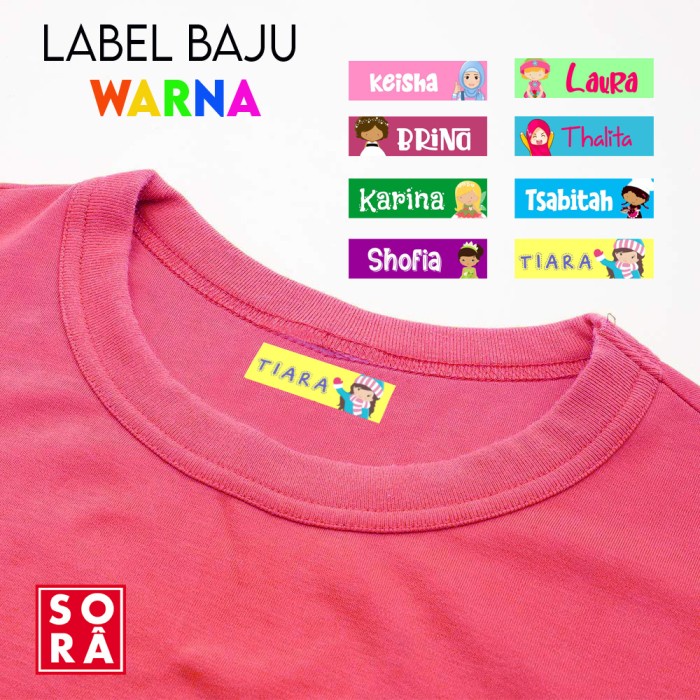 

Label Nama Baju / Label iron on / Label setrika / label murah