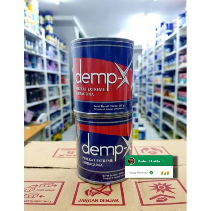 

Lem Demp-X Epoxy Extreme Dempul Serbaguna Lem Kolam dalam air 500 gr