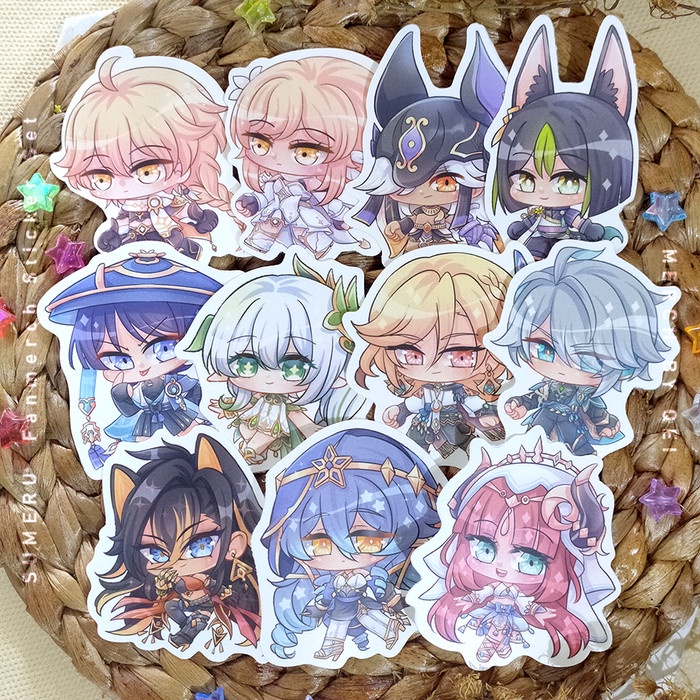 

Genshin Impact Sumeru Stiker Sticker Fan Merchandise