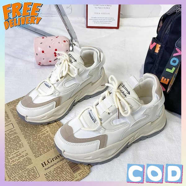 Sapatu Sneker Cewe Sptyu Cwek Kekinian Sepatu Kasual Kuliah Kerja Soeptu Sneakers Fashion Perempuan 