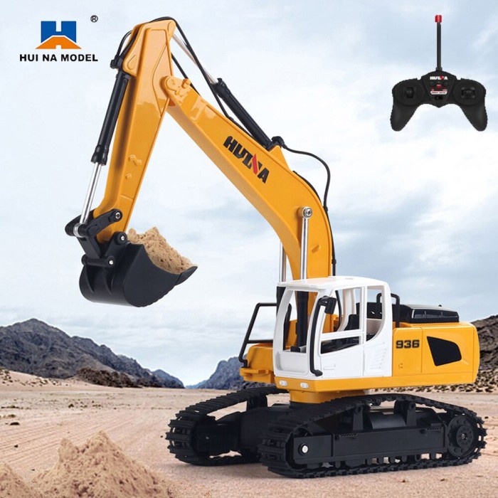 Huina RC 1516 Excavator 6CH Scale 1/24 Remote Control