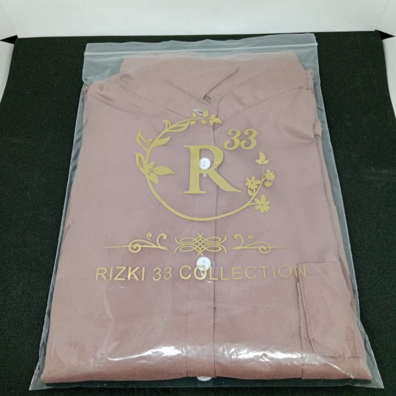 100pcs plastik PE klip custom brand bening plastik kemasan plastik packing pakaian plastik sablon 1 