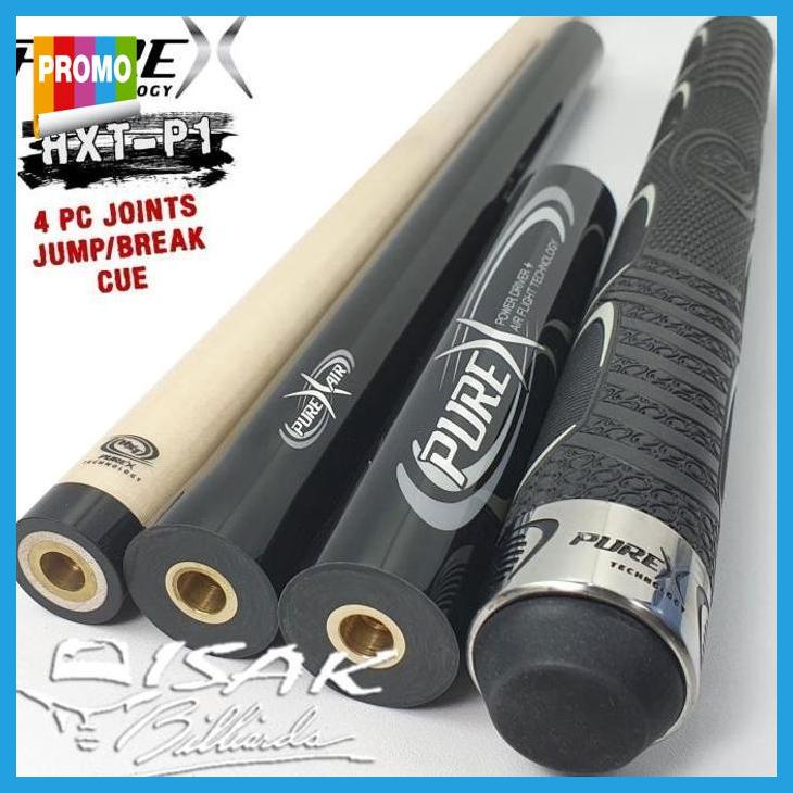PureX HXT-P1 Jump Break Cue - 4 pc Joint Stick Billiard Players Pure X nastitiayu12345