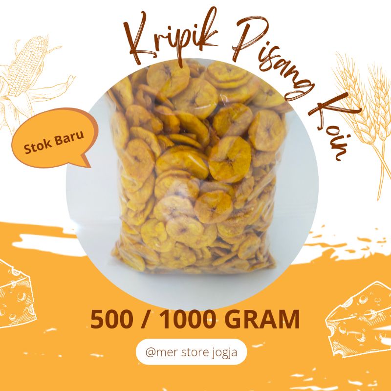 

keripik pisang manis kiloan/ oleholehjogja / merstore