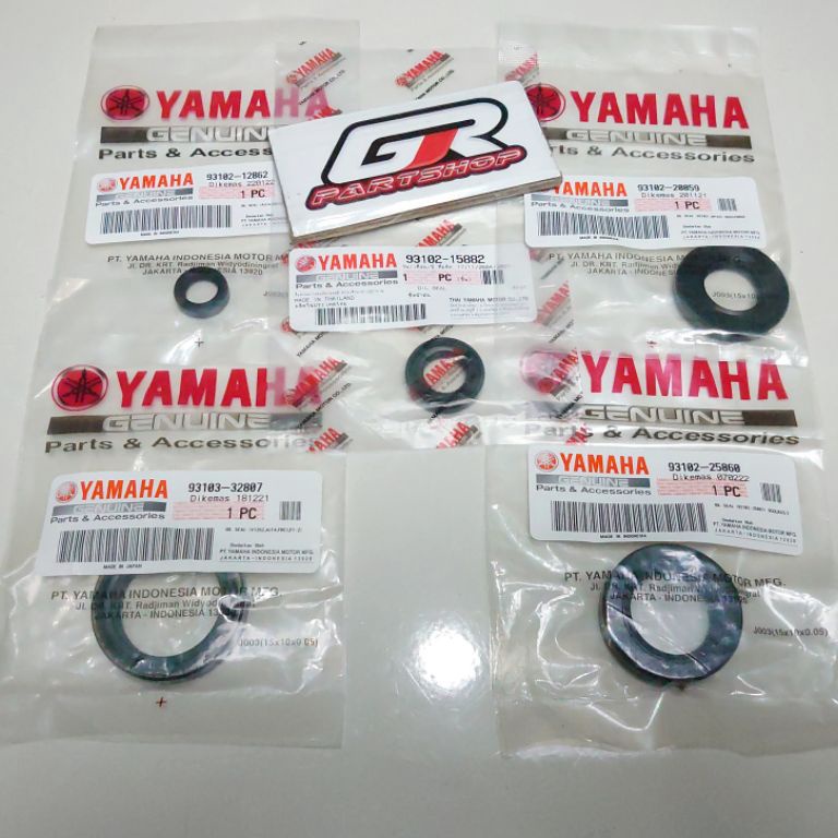 HARGA TERMURAAH. seal set mesin f1zr ori ygp fizr fiz f1z r sil kruk as gir gear depan selah kick st